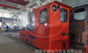 防爆型5噸蓄電池湘潭電機車(chē)發(fā)貨